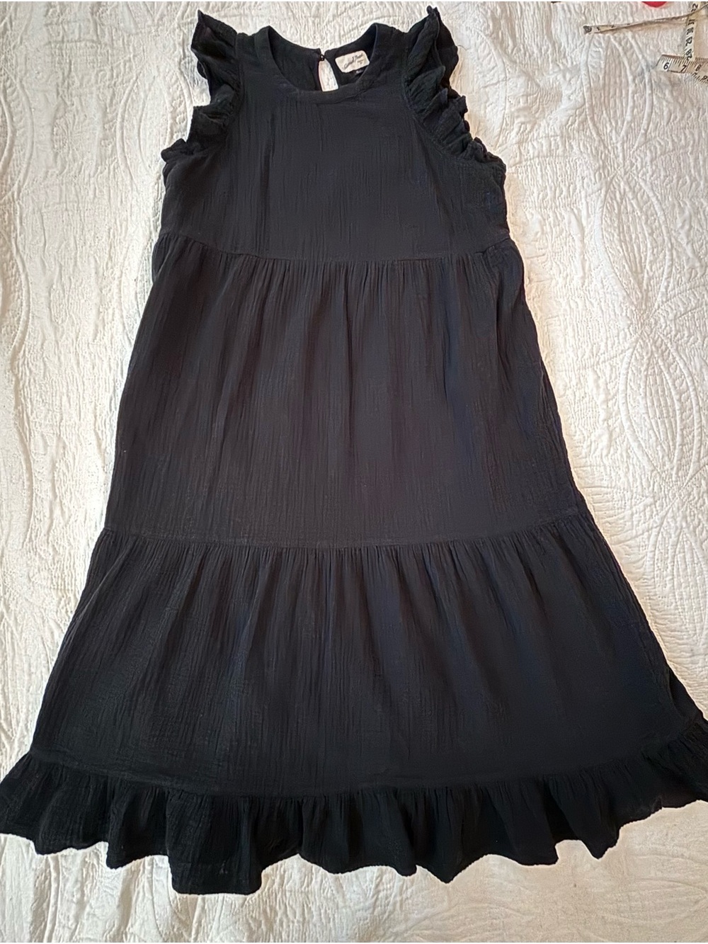 Two women’s lightweight cotton gauzy midi dresses xl - Picture 6 of 6